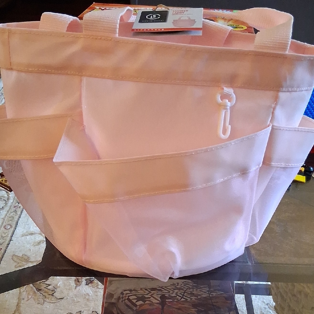 MESH MULTIPOCKET SHOWER CADDY